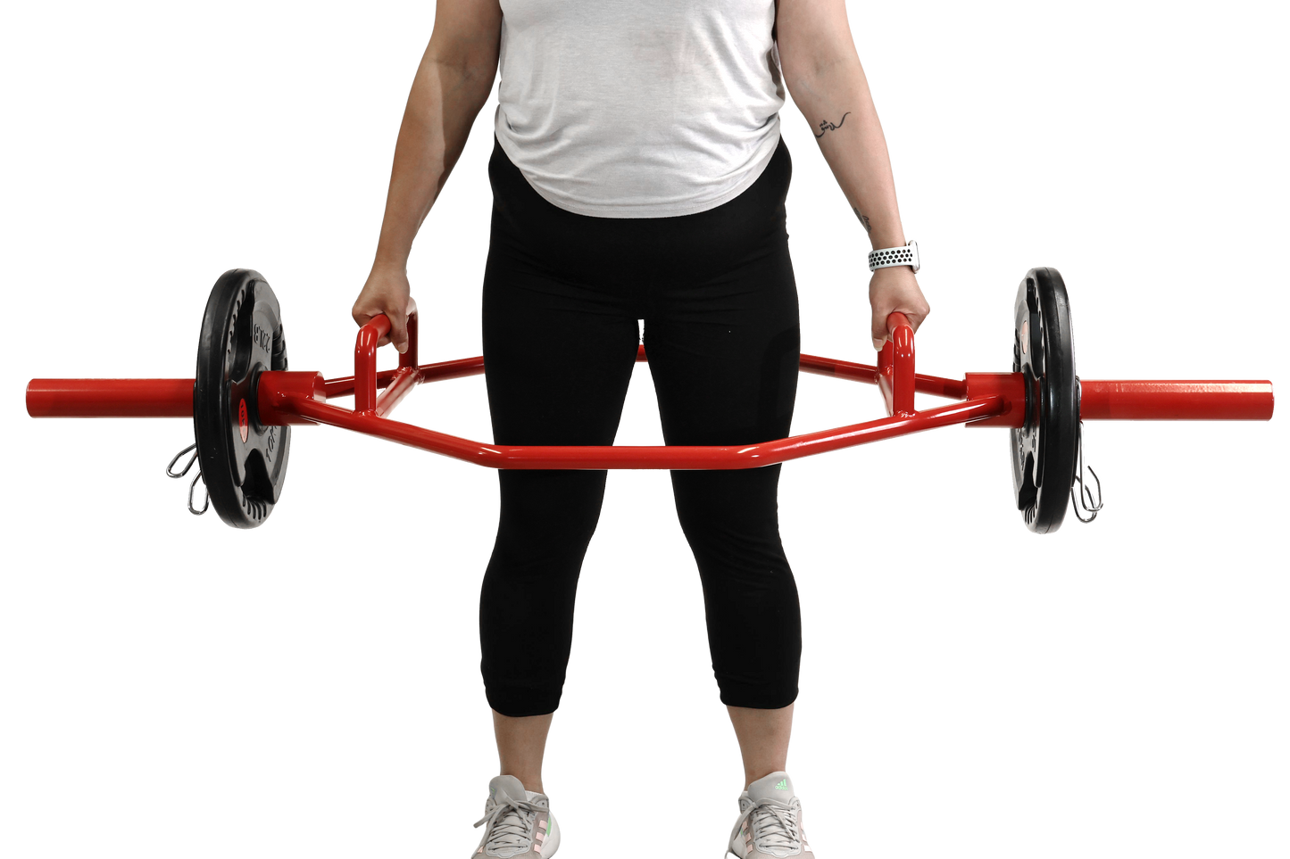 Olympic Shrug Deadlift Trap Bar - Red
