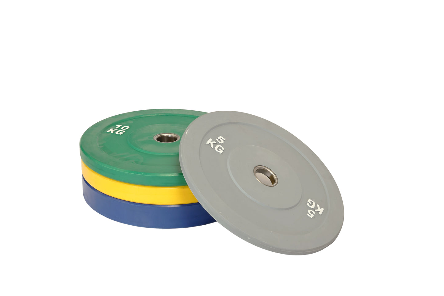 Coloured Olympic Bumper Plates – 100kg kit
