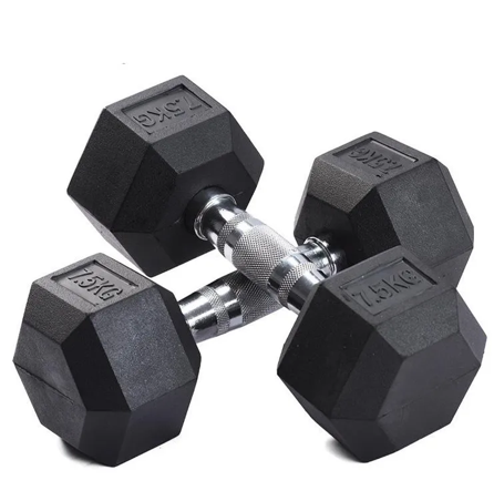 Curve Fitness Hex Dumbbells