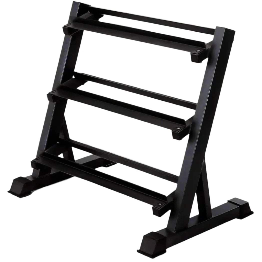 Brixx three tier dumbbell rack 133cm wide storage system