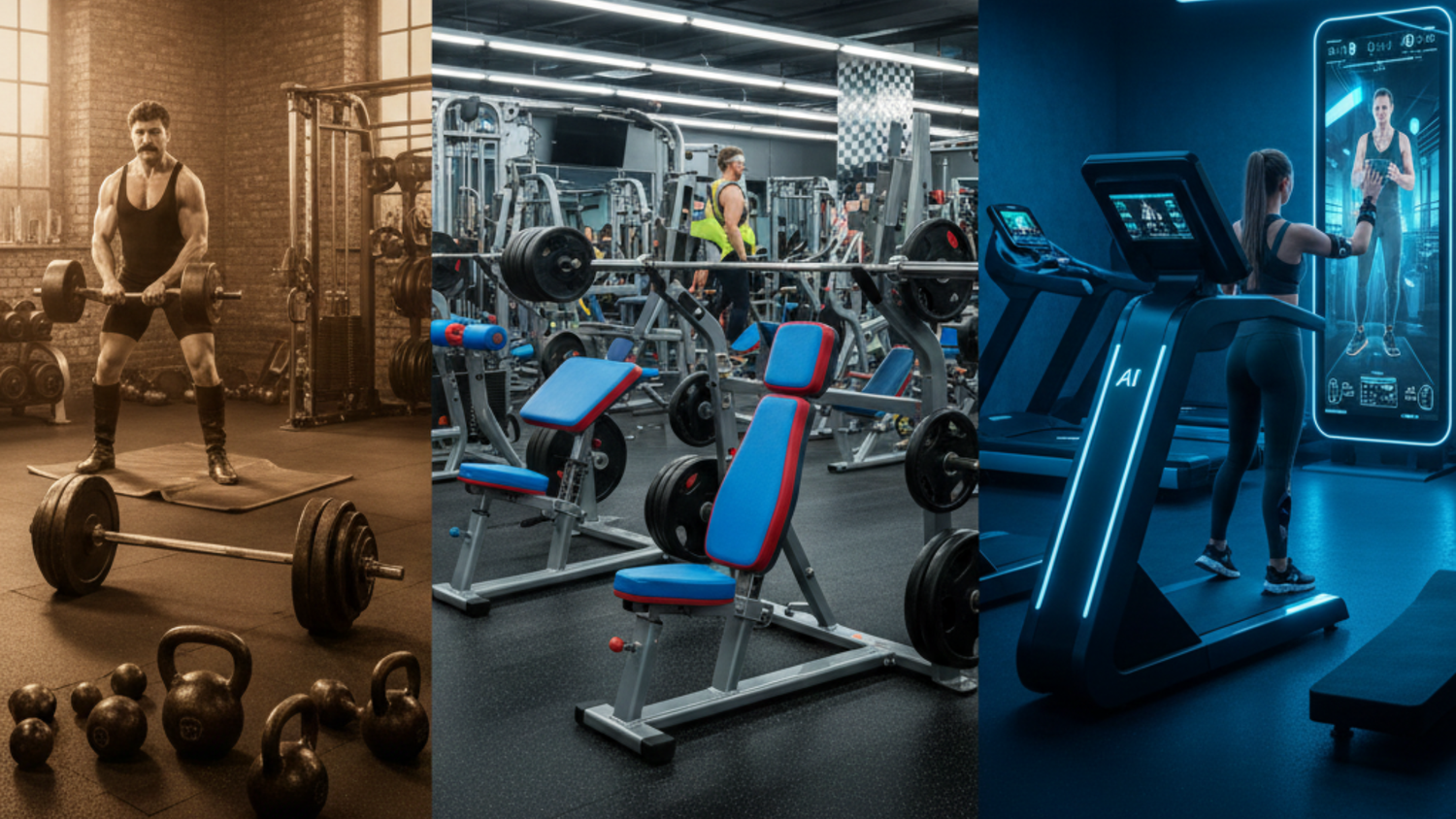 History of Gym Equipment: Old-School Iron to Smart Fitness Solutions