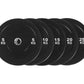 Curve Fitness Black Olympic Bumper Plates | 100kg Kit