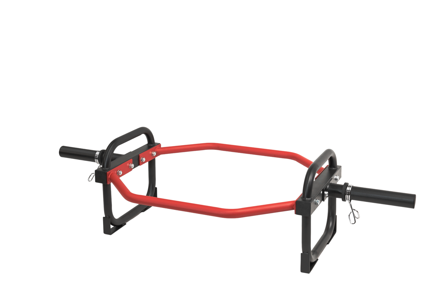 Olympic Shrug Deadlift Bar - Red/Black