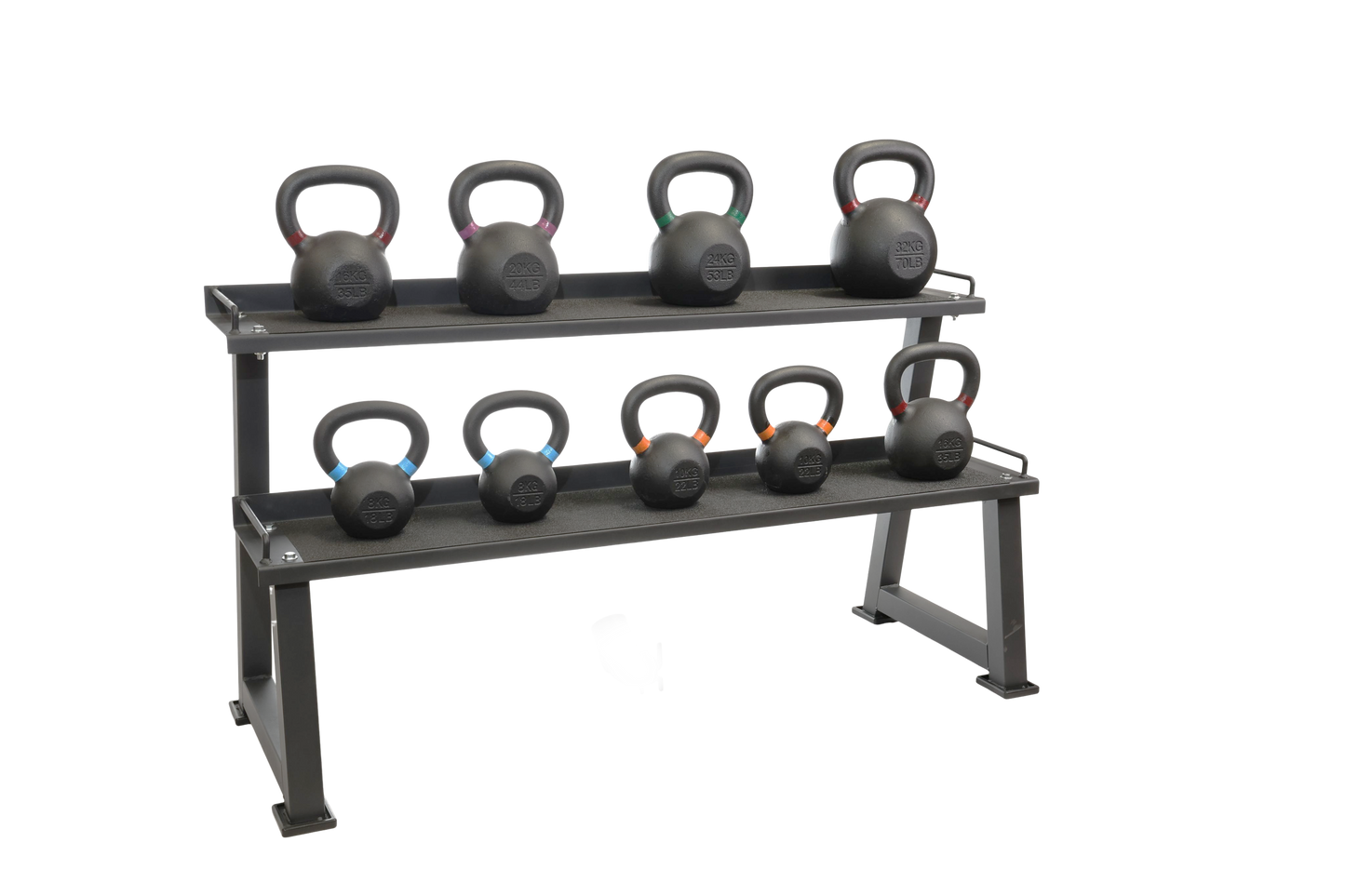 2-Tier Kettlebell Storage Rack