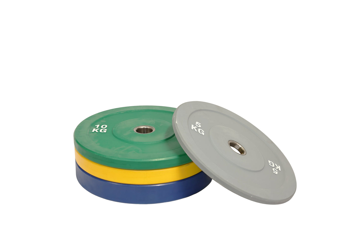 Coloured Olympic Bumper Plates – 100kg kit