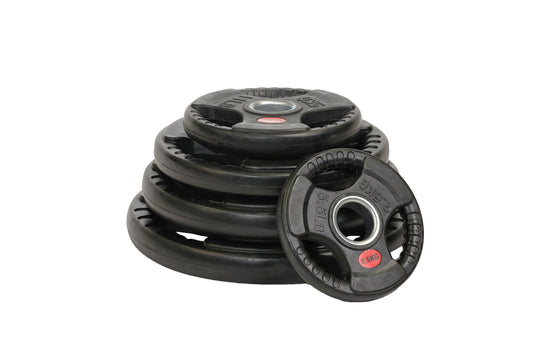 Tri-Grip Olympic Bumper Plates - 105kg kit