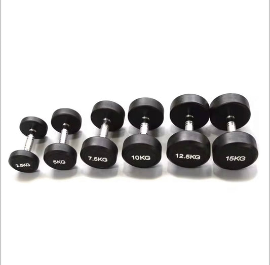 CURVE Commercial Round Dumbbells (2.5-40kg)