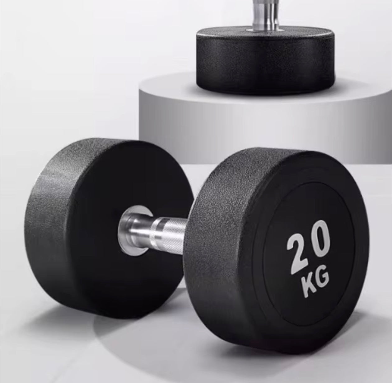 CURVE Commercial Round Dumbbells (2.5-40kg)