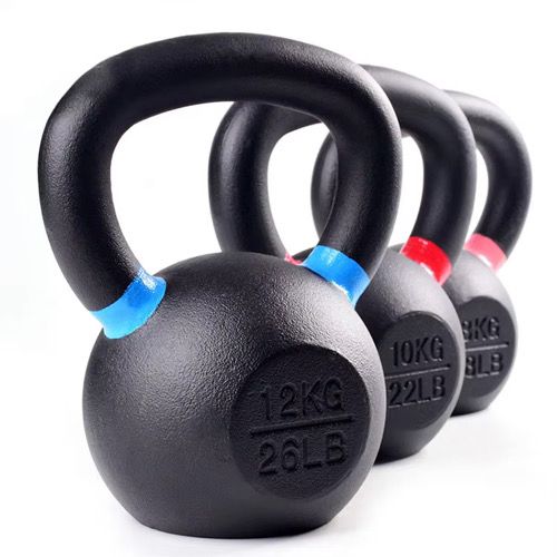 Curve Fitness Cast Iron Vinyl Kettlebells