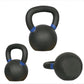 Curve Fitness Cast Iron Vinyl Kettlebells