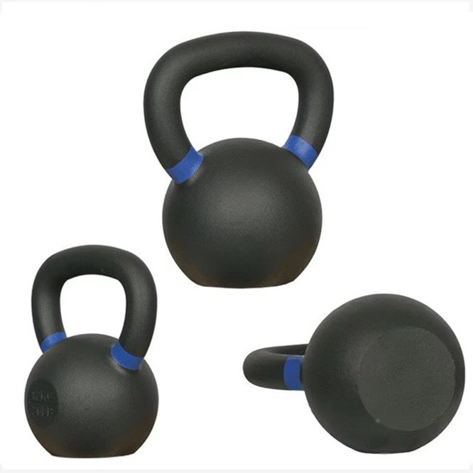 Curve Fitness Cast Iron Vinyl Kettlebells