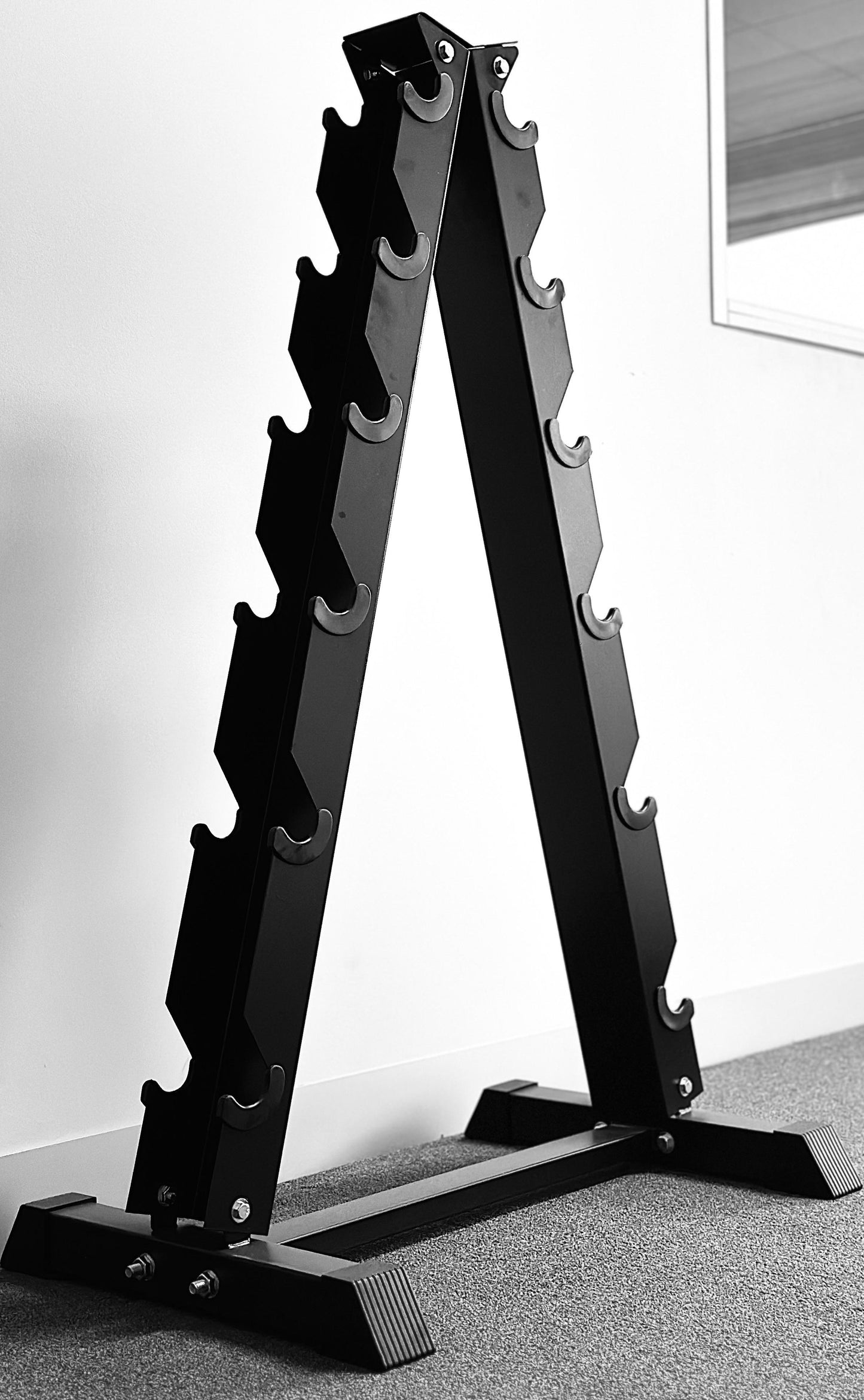 Curve Fitness 6 Tier A-Frame Dumbbell Rack