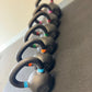 Curve Fitness Cast Iron Vinyl Kettlebells