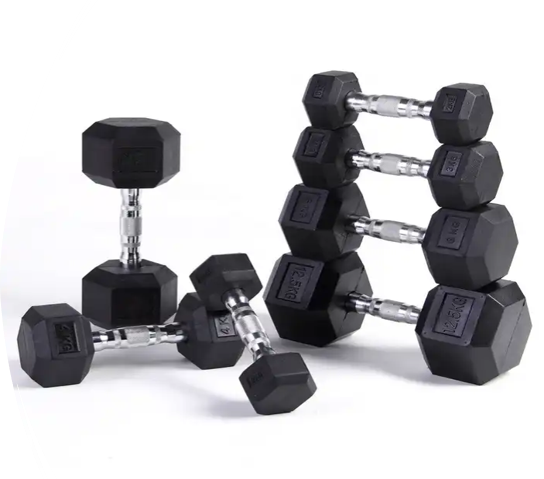 Curve Fitness Hex Dumbbells
