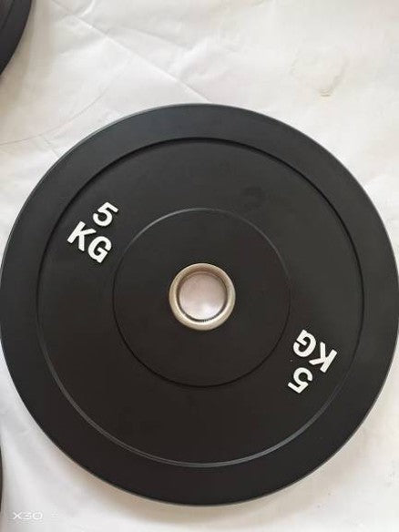 Curve Fitness Black Olympic Bumper Plates | 100kg Kit