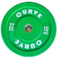 Curve Fitness Olympic Coloured Bumper Plates