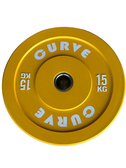 Curve Fitness Coloured Olympic Bumper Plates | 240kg Kit