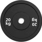 Curve Fitness Black Olympic Bumper Plates | 100kg Kit