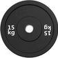 Curve Fitness Black Olympic Bumper Plates | 100kg Kit