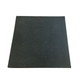 Curve Fitness Rubber Gym Mats - Plain Black with White Speckles (Top Fine Particles & Bottom Large Particles; 15mm x 1m x 1m)