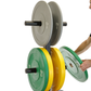 Heavy Duty Tree Rack PLUS Coloured Bumper Plates 150kg Set