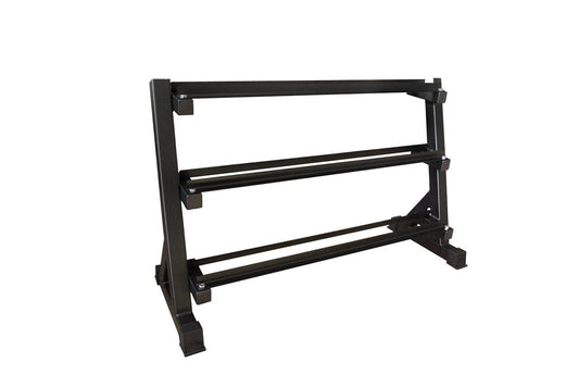 Curve Fitness Three-Tier Dumbbell Rack (130cm wide)