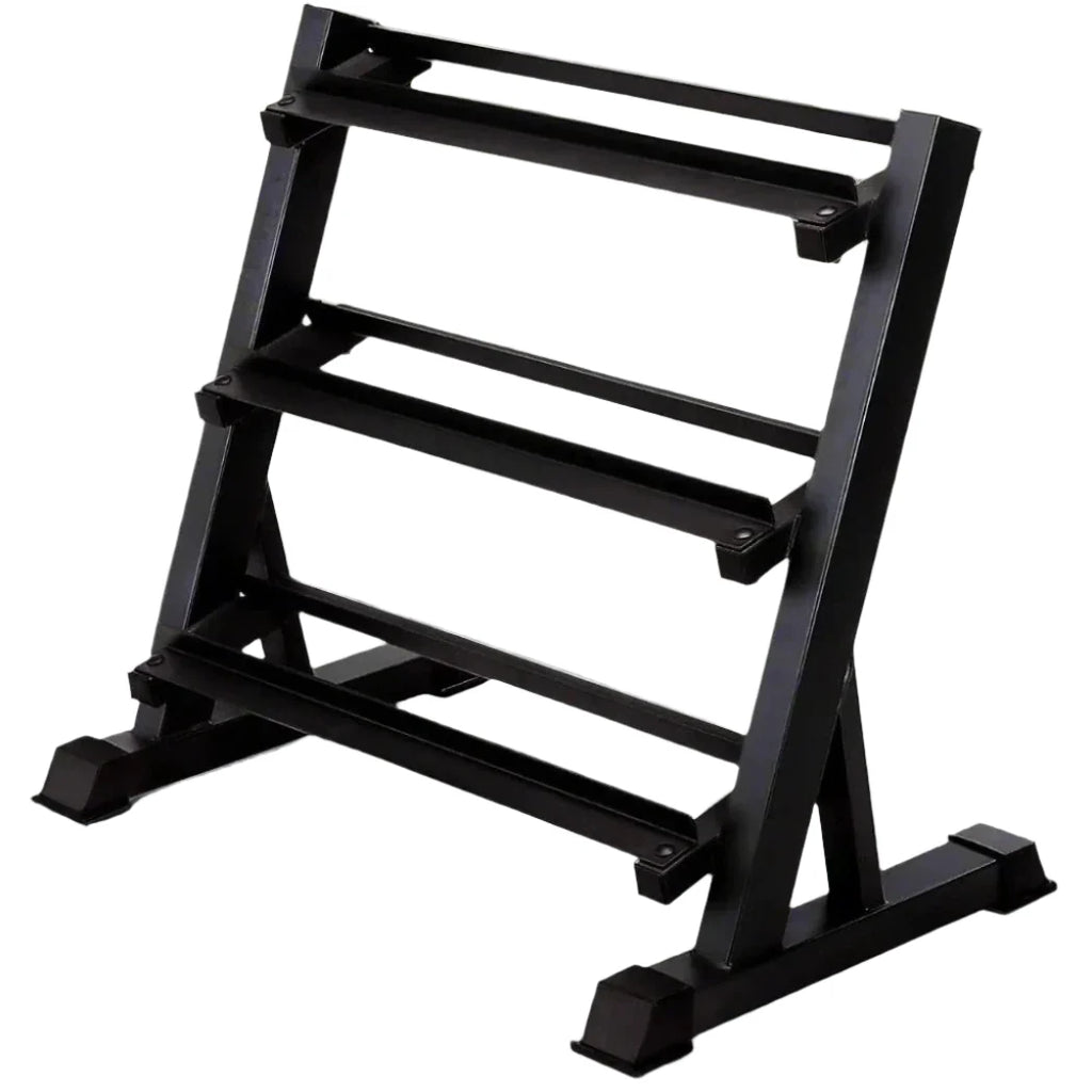 Curve Fitness Three-Tier Dumbbell Rack (130cm wide)